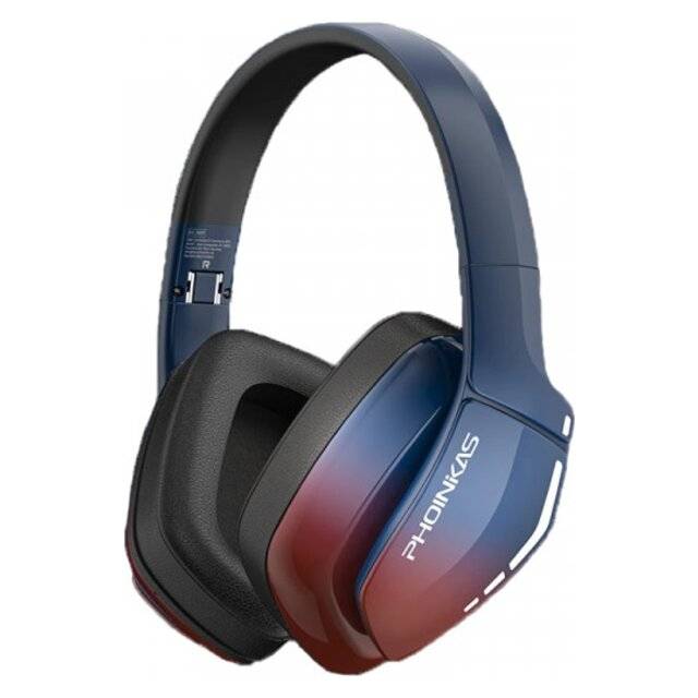 Phoinikas Q8S 7.1 Surround Dual-Mode Wireless Headset with Mic Blue - 1