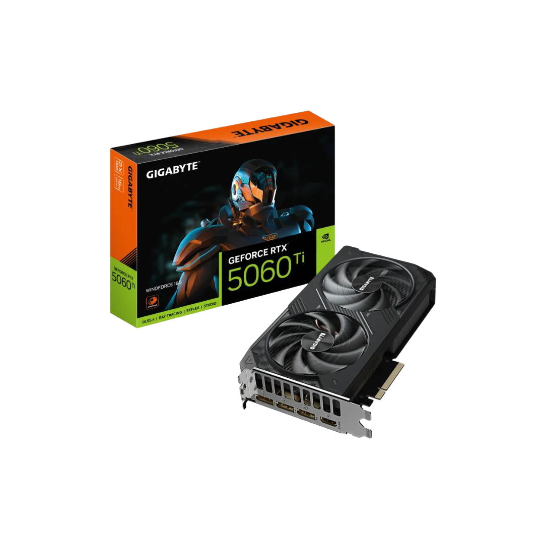 Gigabyte WINDFORCE GeForce RTX 5060 Ti 16GB GDDR7 - 1