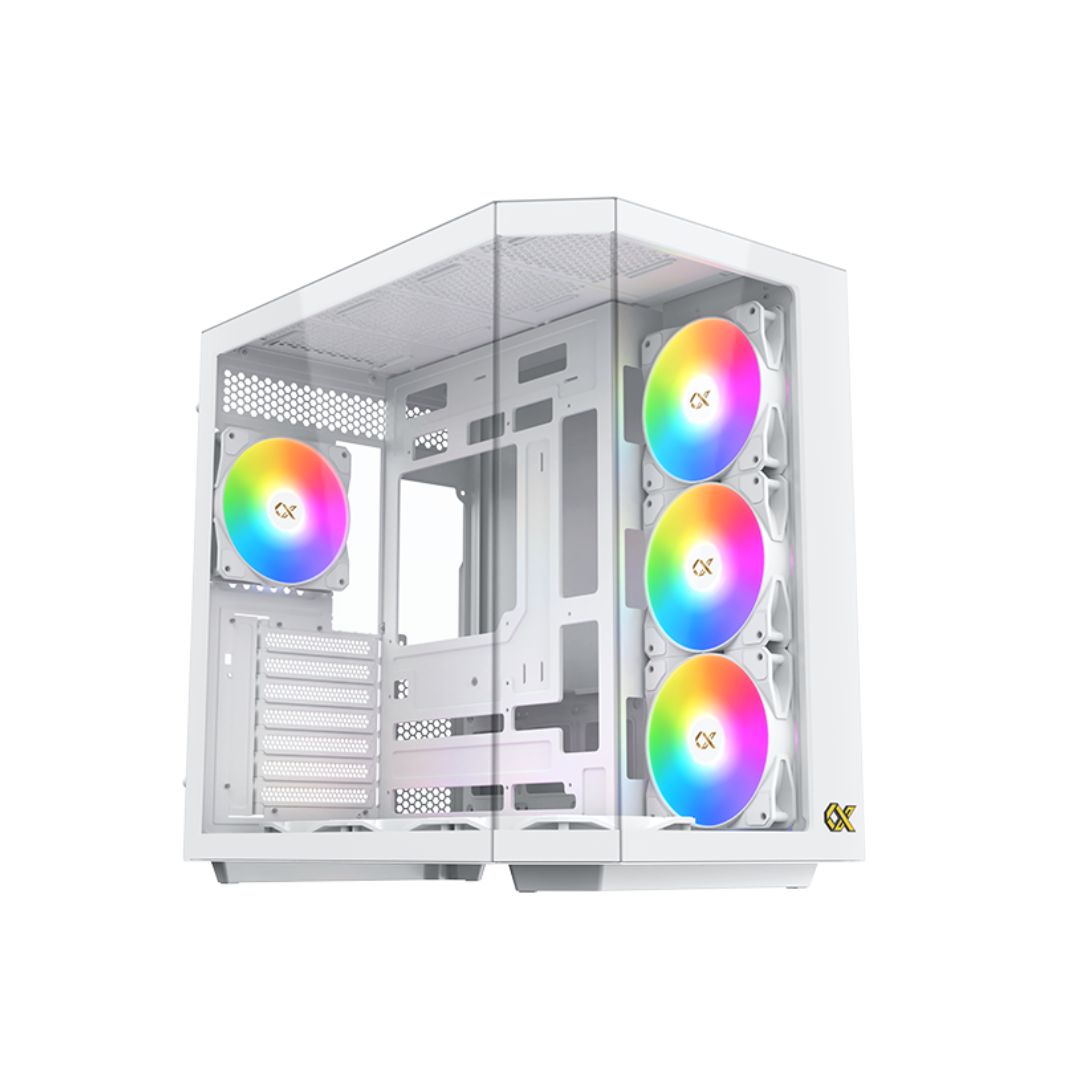 Xigmatek Cubi II Mid-Tower ATX Case White - 1