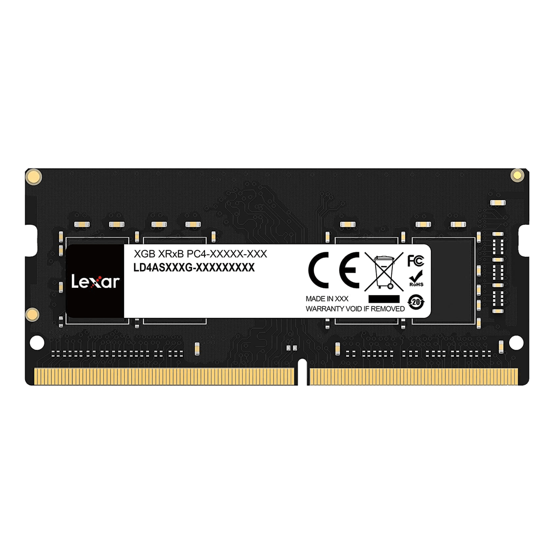 Lexar DDR4 8GB 3200MHz SODIMM Laptop Memory - 1