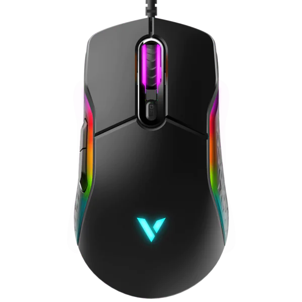 ماوس Rapoo VT200 6200 DPI سلكي RGB 8 أزرار أسود - 1