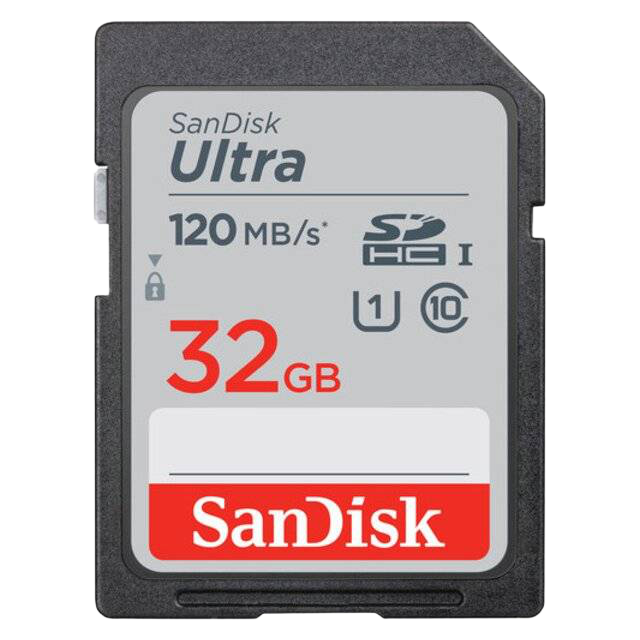 SanDisk Ultra 32GB SDHC UHS-I Memory Card 120MB/s - 1