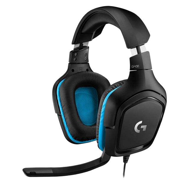 Logitech G431 7.1 Surround Sound Wired Gaming Headset - 1