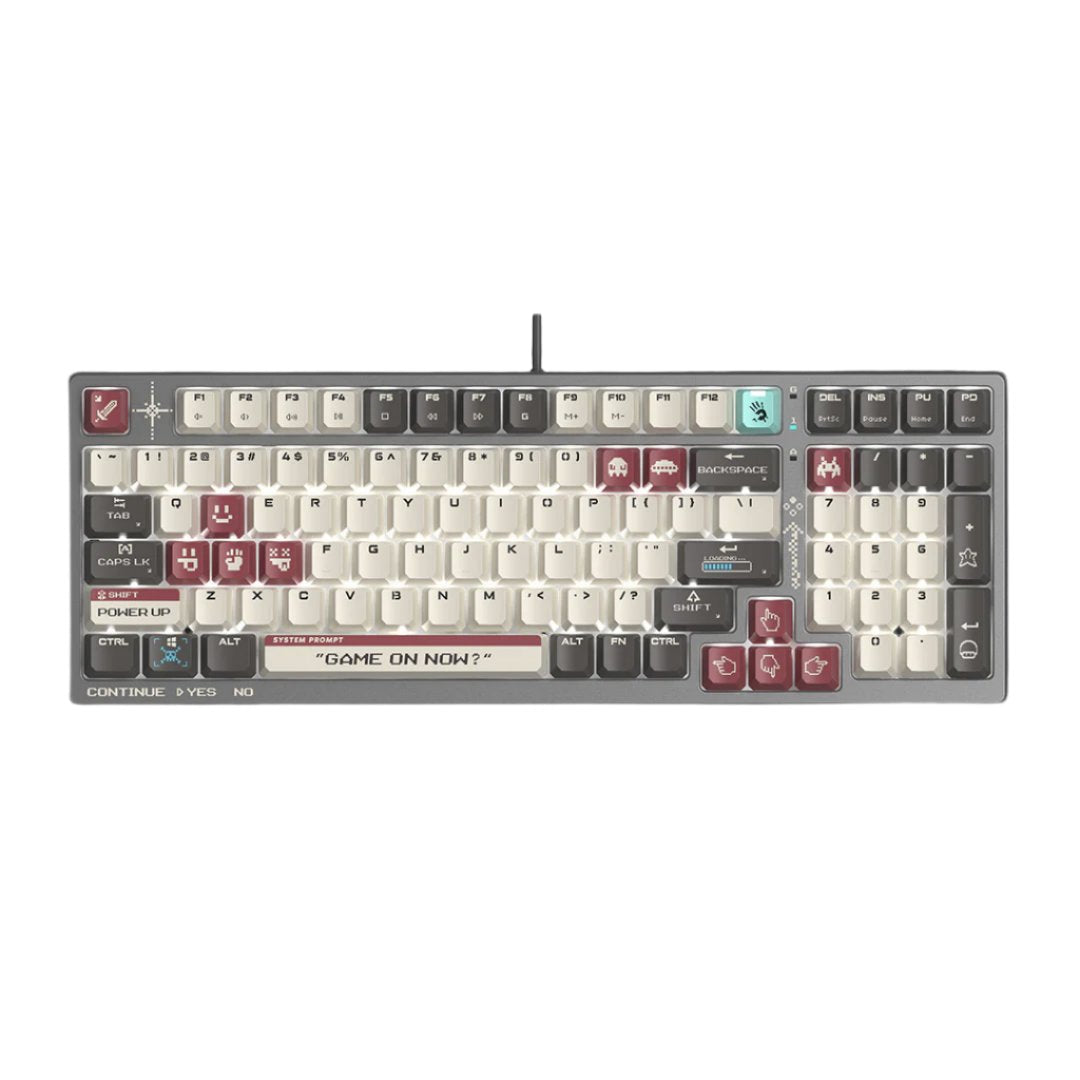 Bloody S98 (PIXEL) BLMS Mechanical Gaming Keyboard - Pixels Blue - 1