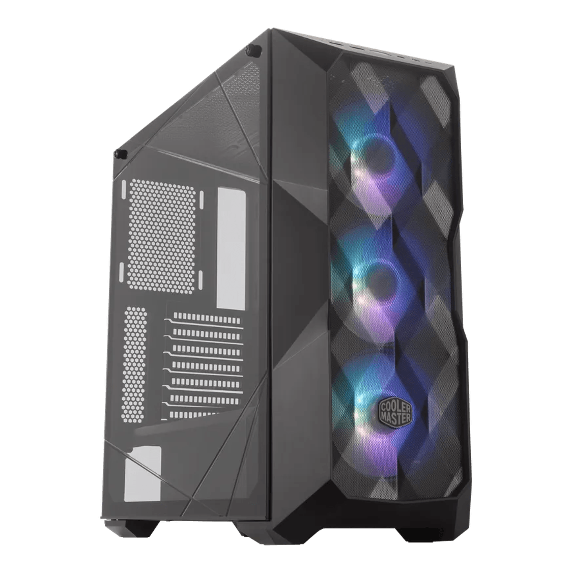 Cooler Master MasterBox TD500 Mid-Tower ATX Case White Mesh Tempered Glass - 1