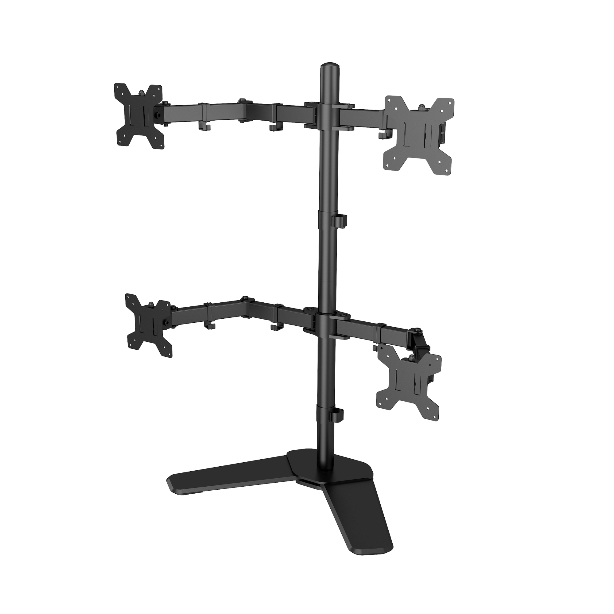 Raptor M044 4-Arm Monitor Desk Stand Black - 1