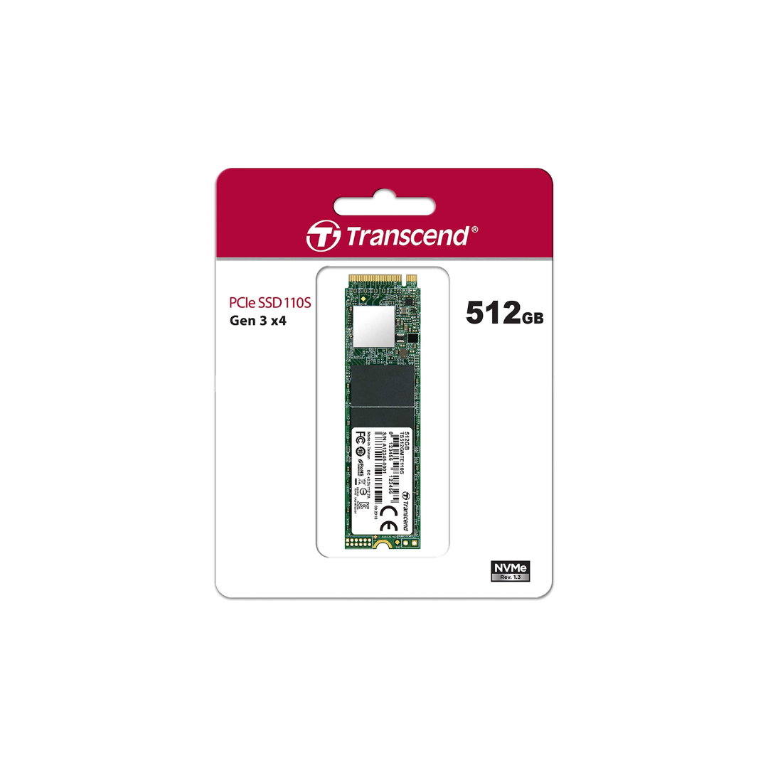 Transcend 110S 512GB NVMe M.2 2280 Internal SSD - 1