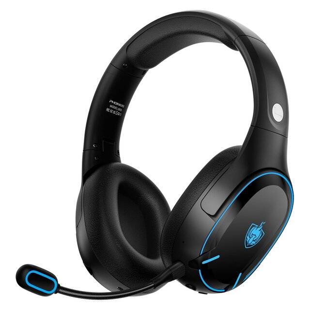 سماعات Phoinikas Q6S قيمنق Dual-Mode 2.4G Bluetooth أسود - 1