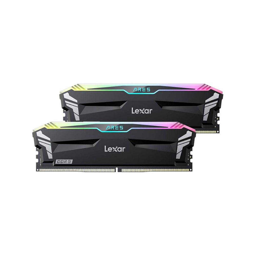 رام Lexar ARES DDR5 32GB (2x16GB) 6400MHz RGB أسود - 1