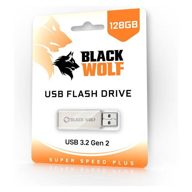 فلاش Black Wolf 128GB USB 3.2 - 1