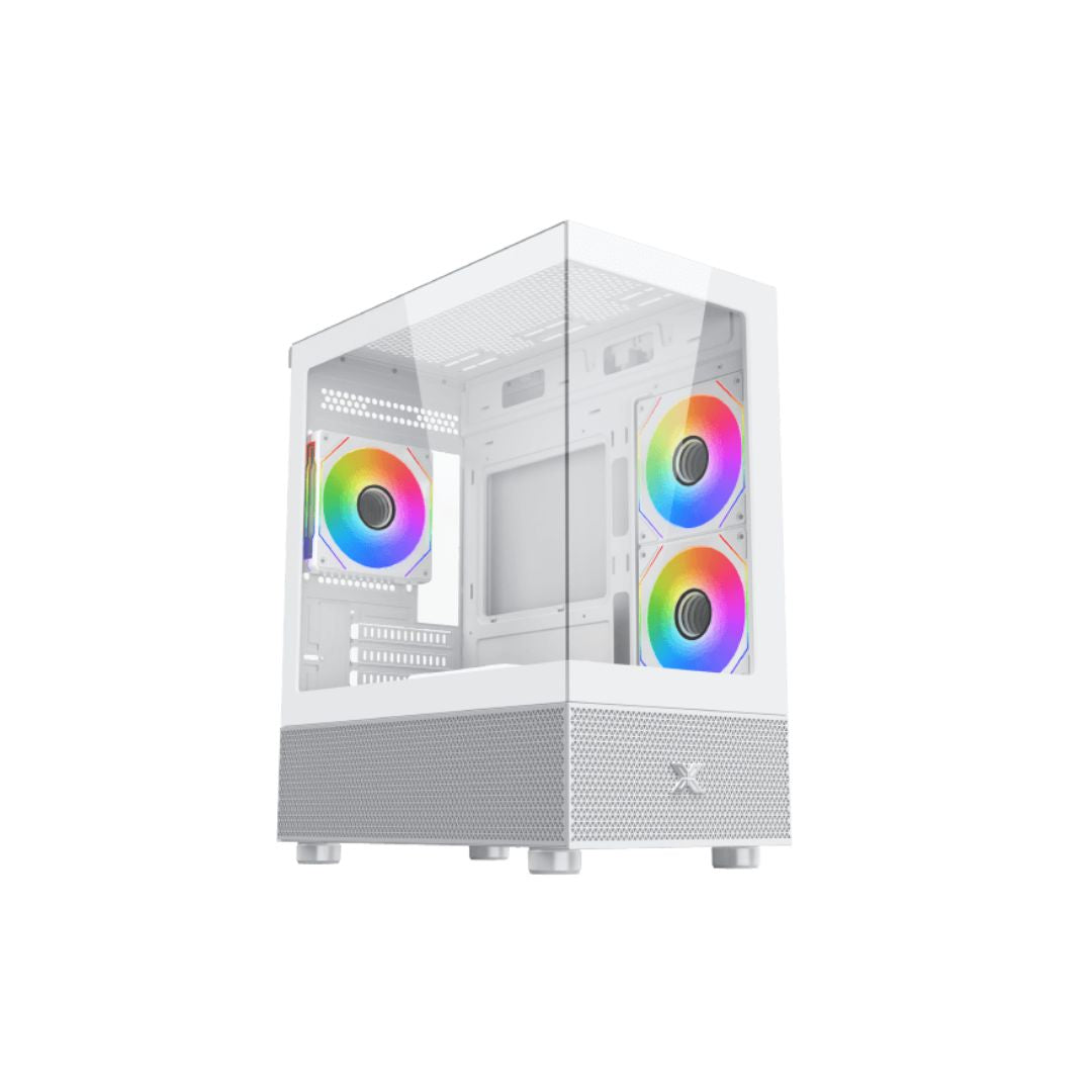 Xigmatek Alphard M Mini Micro-ATX Case White - 1