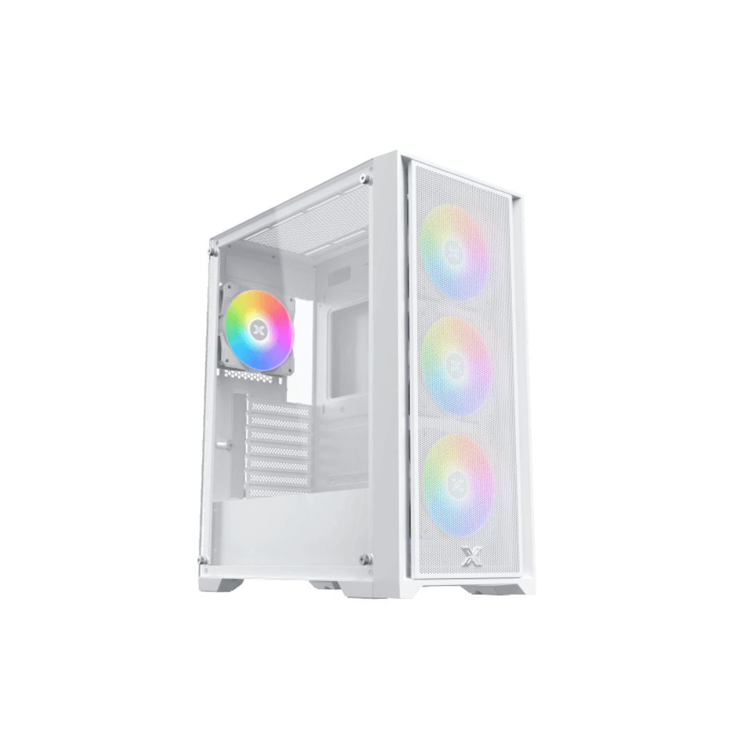 كيس Xigmatek Gaming X II Mid-Tower ATX أبيض RGB - 1