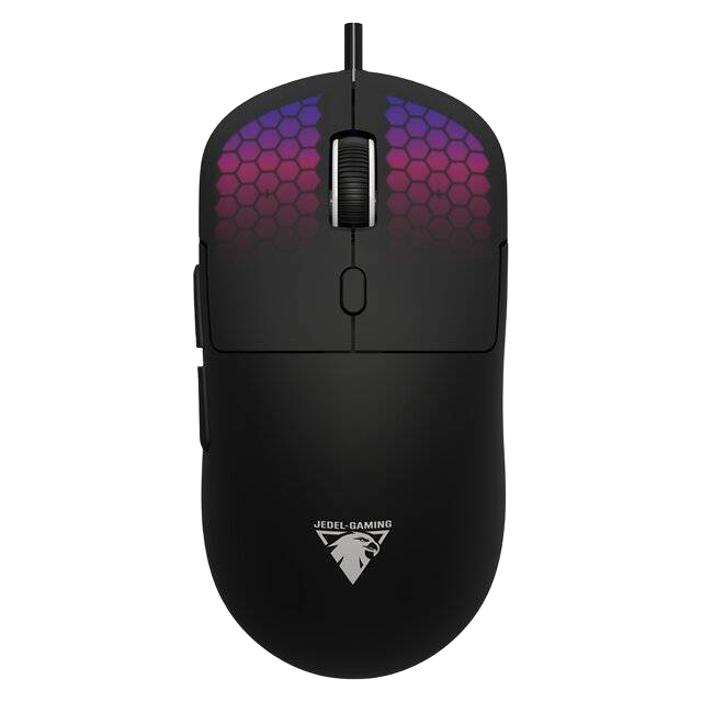 Jedel GM694 Wired Mouse Black 6400 DPI - 1