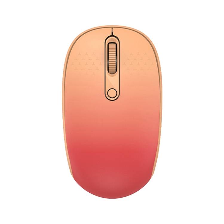 Fude E370 Office Mouse 2400 DPI Wireless Red-Yellow - 1