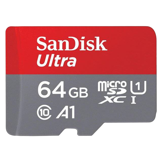 SanDisk Ultra 64GB MicroSDXC A1 Memory Card - 1