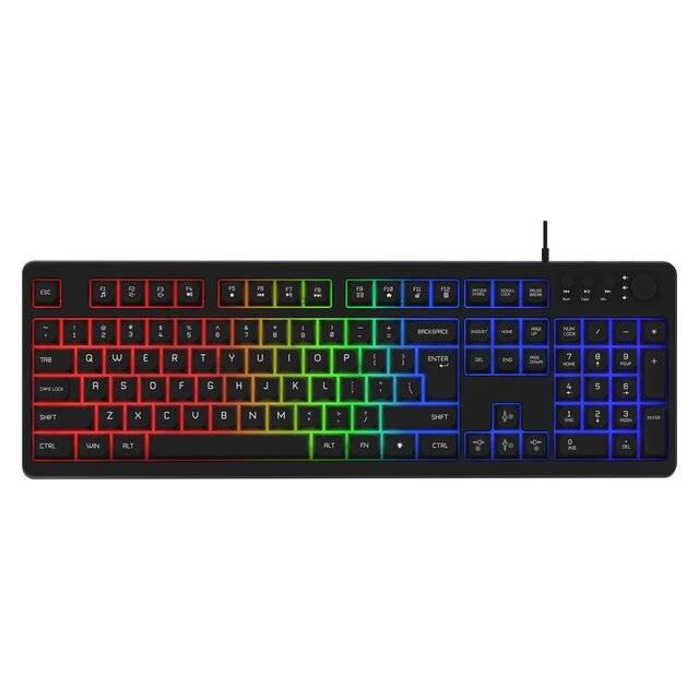 Stinger SK-2000 Full-Size Membrane Keyboard Wired RGB Black - 1
