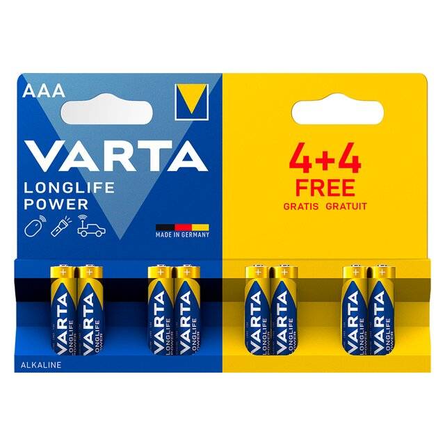 شاحن Varta Longlife Power AAA 2 8 Pack - 1
