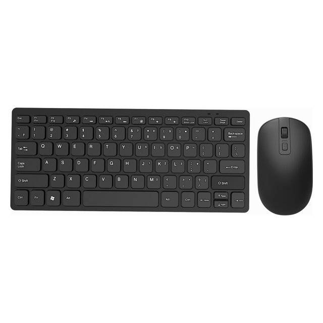 Stinger SKM-100 Wireless Mini Keyboard + Mouse Combo Black - 1