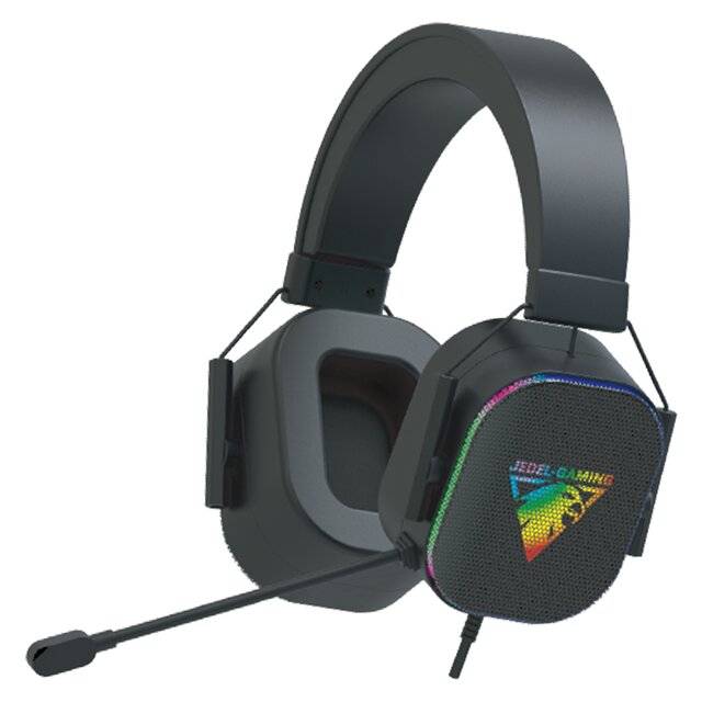 Jedel GH-560 Gaming Headset 7.1 Surround USB RGB Black - 1