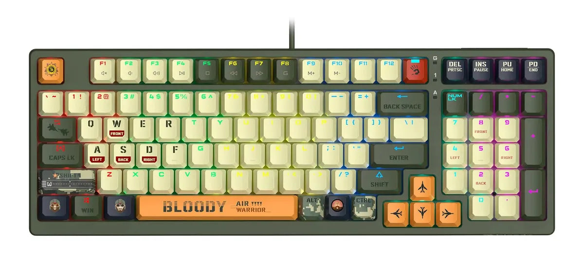 Bloody S98 Aviator RGB Mechanical Keyboard Hot-Swappable - 1