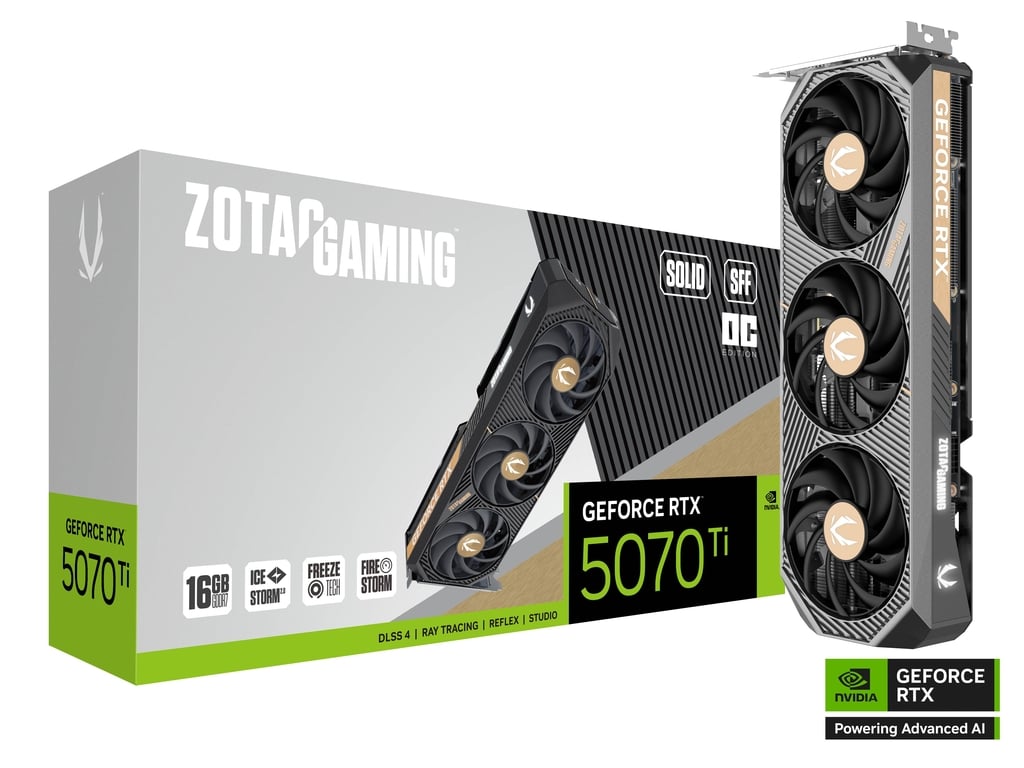 كارت شاشة Zotac Gaming GeForce RTX 5070 Ti 16GB GDDR7 OC Edition - 1