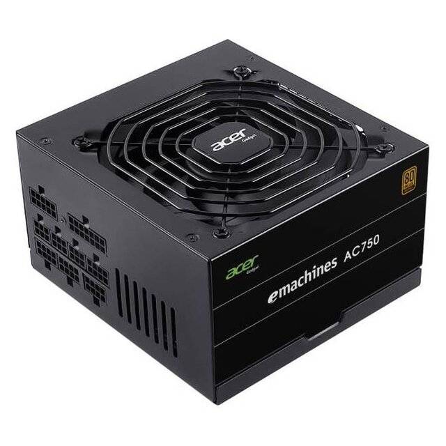 Acer AC750W 750W 80+ Bronze Fully Modular PSU Black - 1