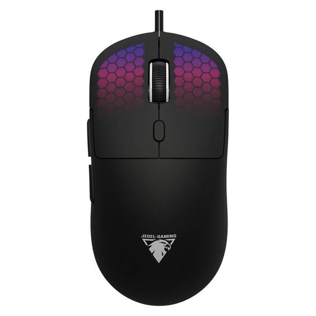 Jedel GM694 Gaming Mouse 6400 DPI RGB Wired Black - 1