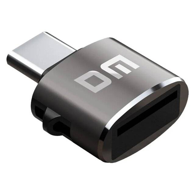 DM CR037 Type-C Micro SD/TF Card Reader 256GB - 1