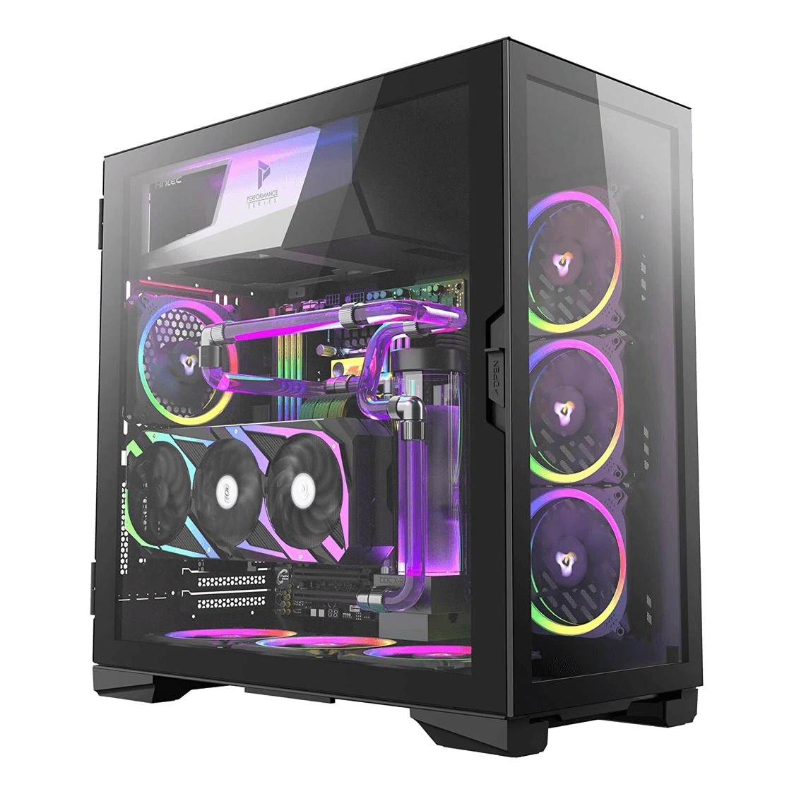 Antec P120 Crystal Mid-Tower ATX Case Black - 1