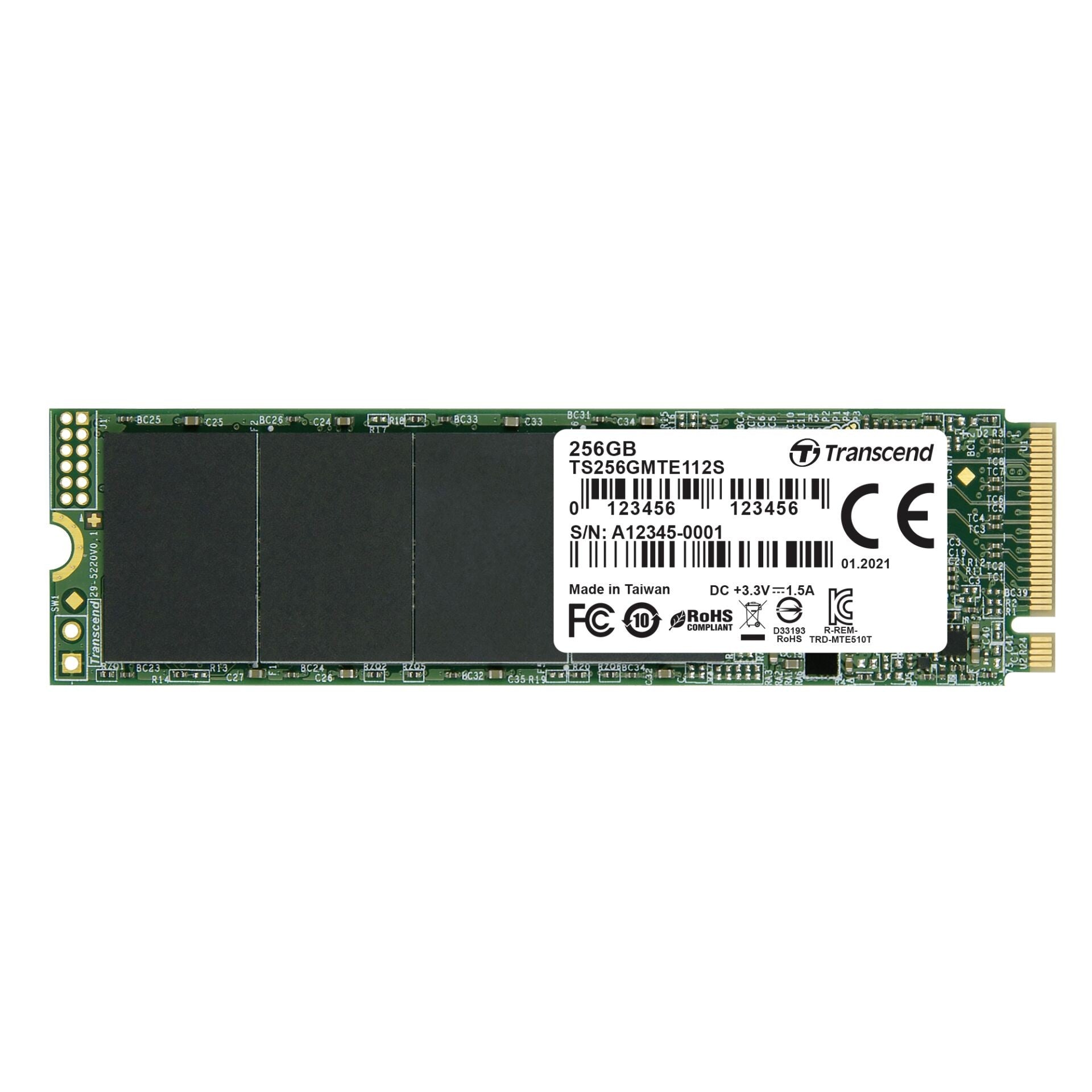 transcend Transcend 112s 256GB storage: 256gb