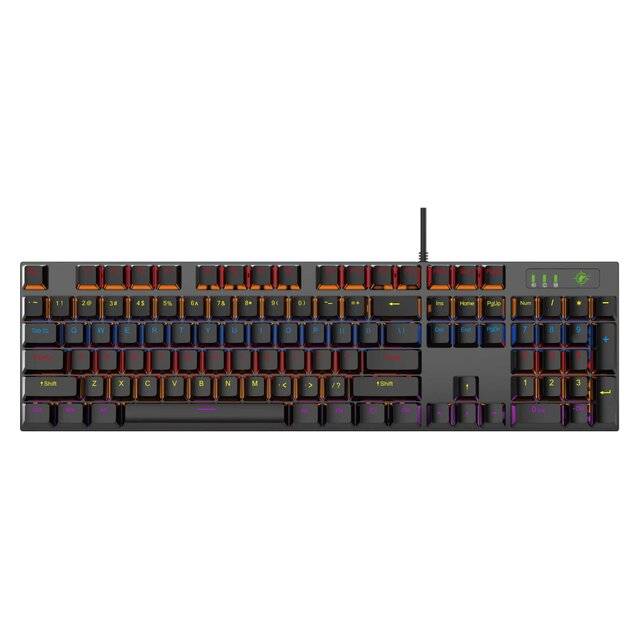 كيبورد Stinger Full-Size Mechanical USB RGB أسود - 1