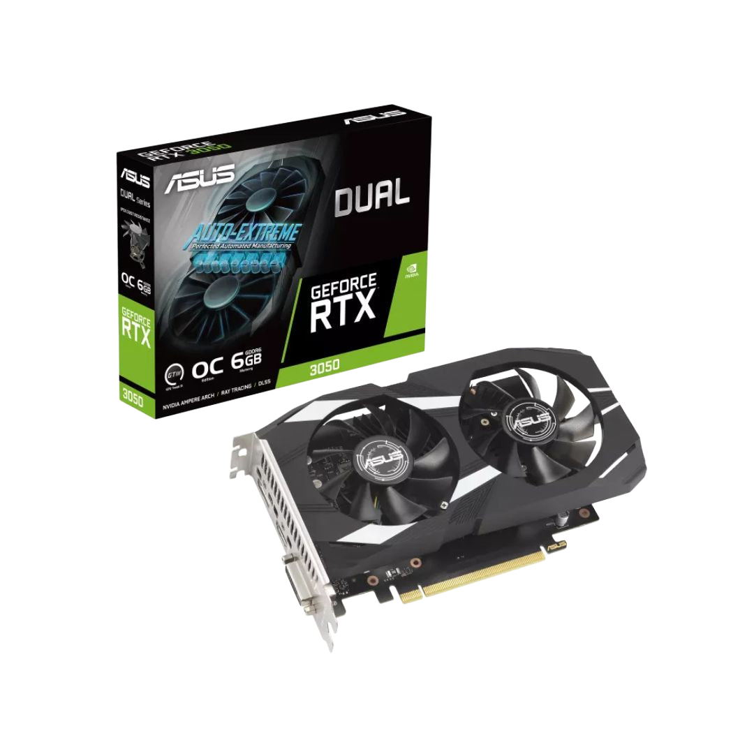 كارت شاشة ASUS Dual GeForce RTX 3050 6GB GDDR6 OC Edition - 1