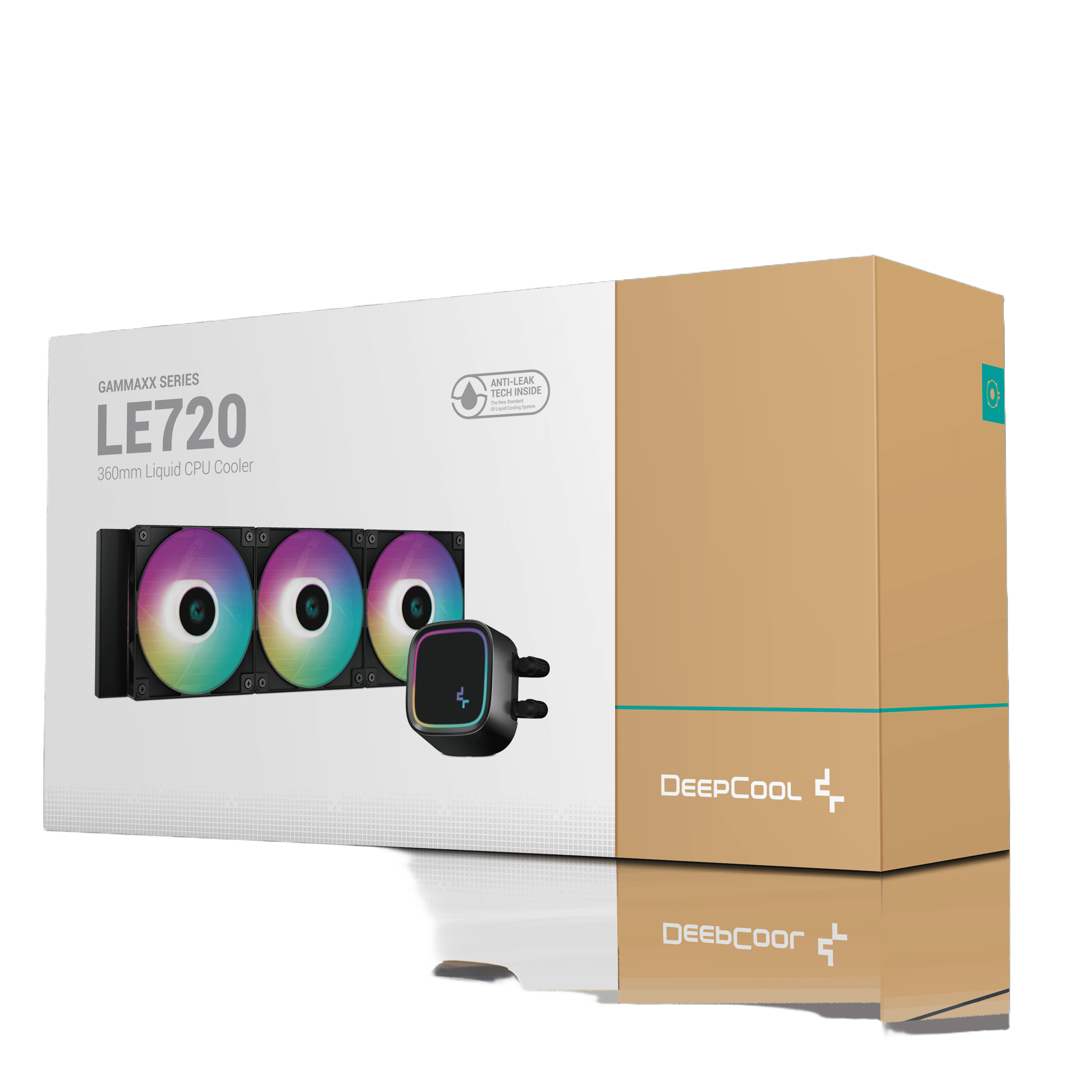 DeepCool LE720 360mm AIO Liquid CPU Cooler ARGB - 1