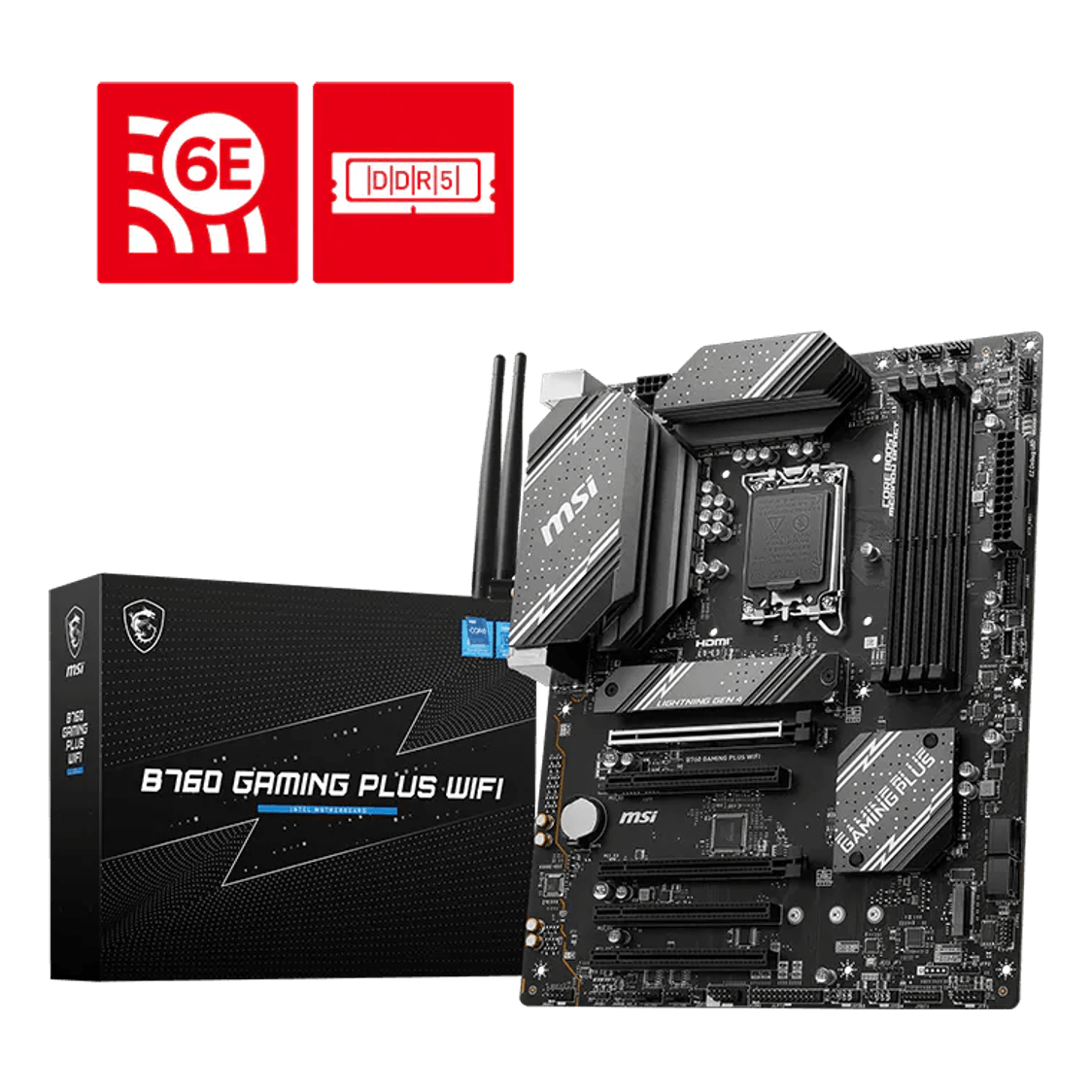msi Msi B760 Gaming Plus Wifi black
