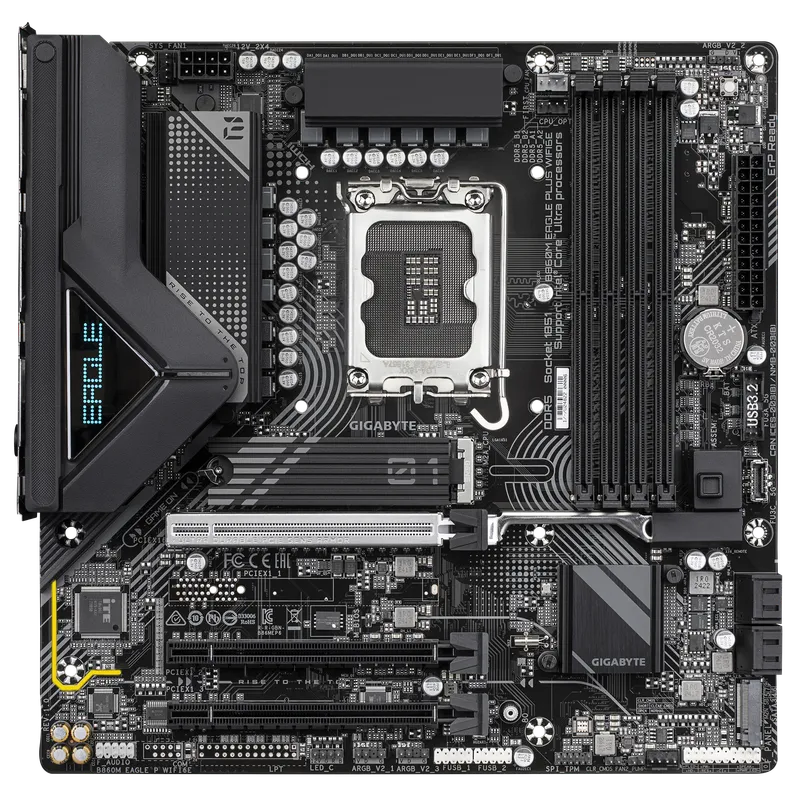 Gigabyte Eagle B860 Micro-ATX LGA1851 WiFi 6E Motherboard - 1