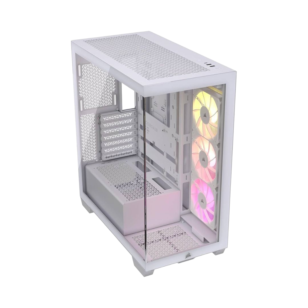 Corsair 3500X Mid-Tower ATX Case White Tempered Glass ARGB - 1