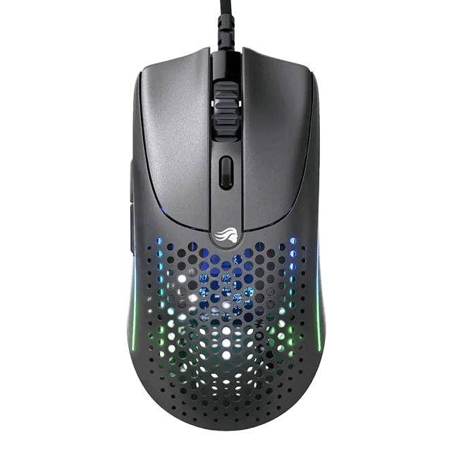 Glorious Model O2 Wired Gaming Mouse - Glossy Black - 1