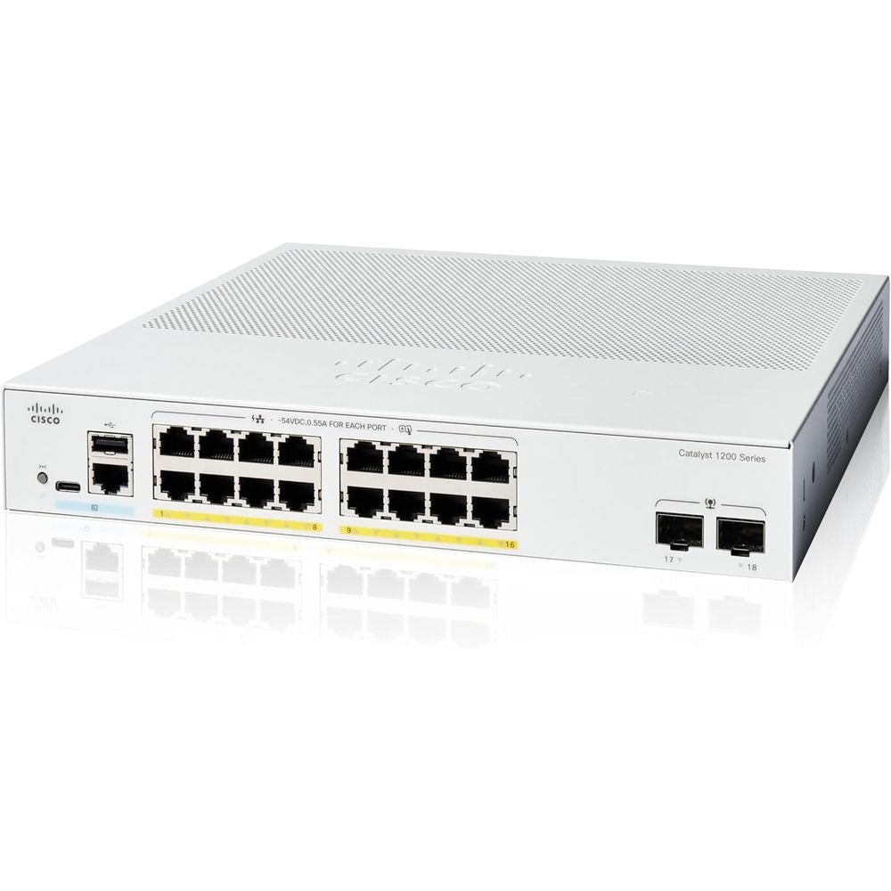 Cisco Catalyst C1200-16P-2G 16-Port 1GbE Switch - 1