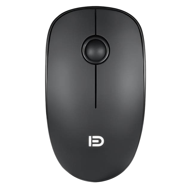 ماوس FUDE i330 لاسلكي - أسود - 1600 DPI - 1