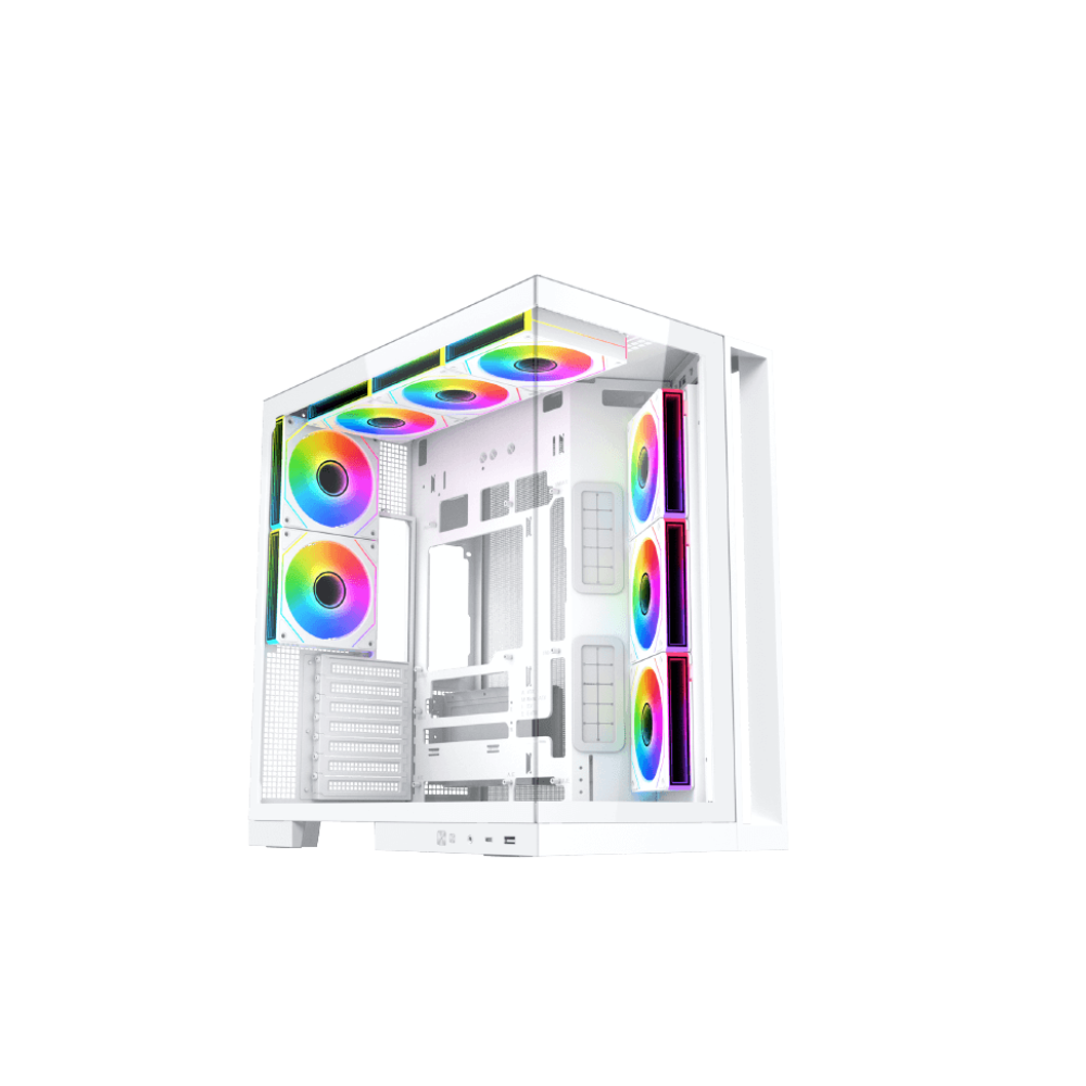 Xigmatek Aqua 7 Arctic Full-Tower E-ATX Case White - 1