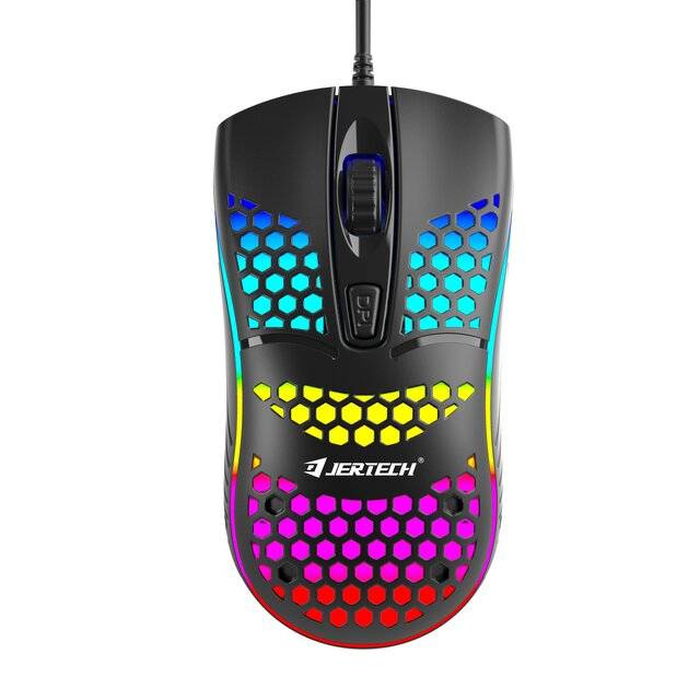 ماوس Jertech XP12 3200 DPI سلكي أسود - 1