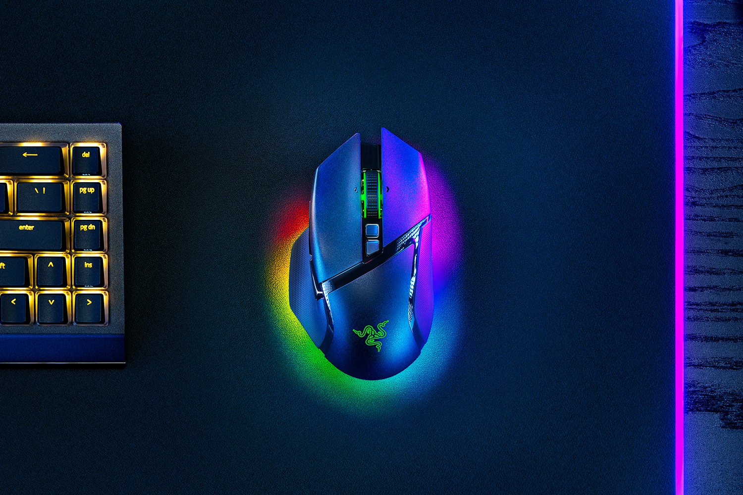 Razer Basilisk V3 Pro 35000 DPI Wireless RGB Gaming Mouse Black - 1