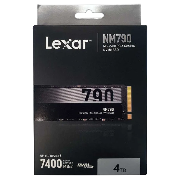 Lexar NM790 4TB NVMe M.2 PCIe 4.0 Internal SSD - 1