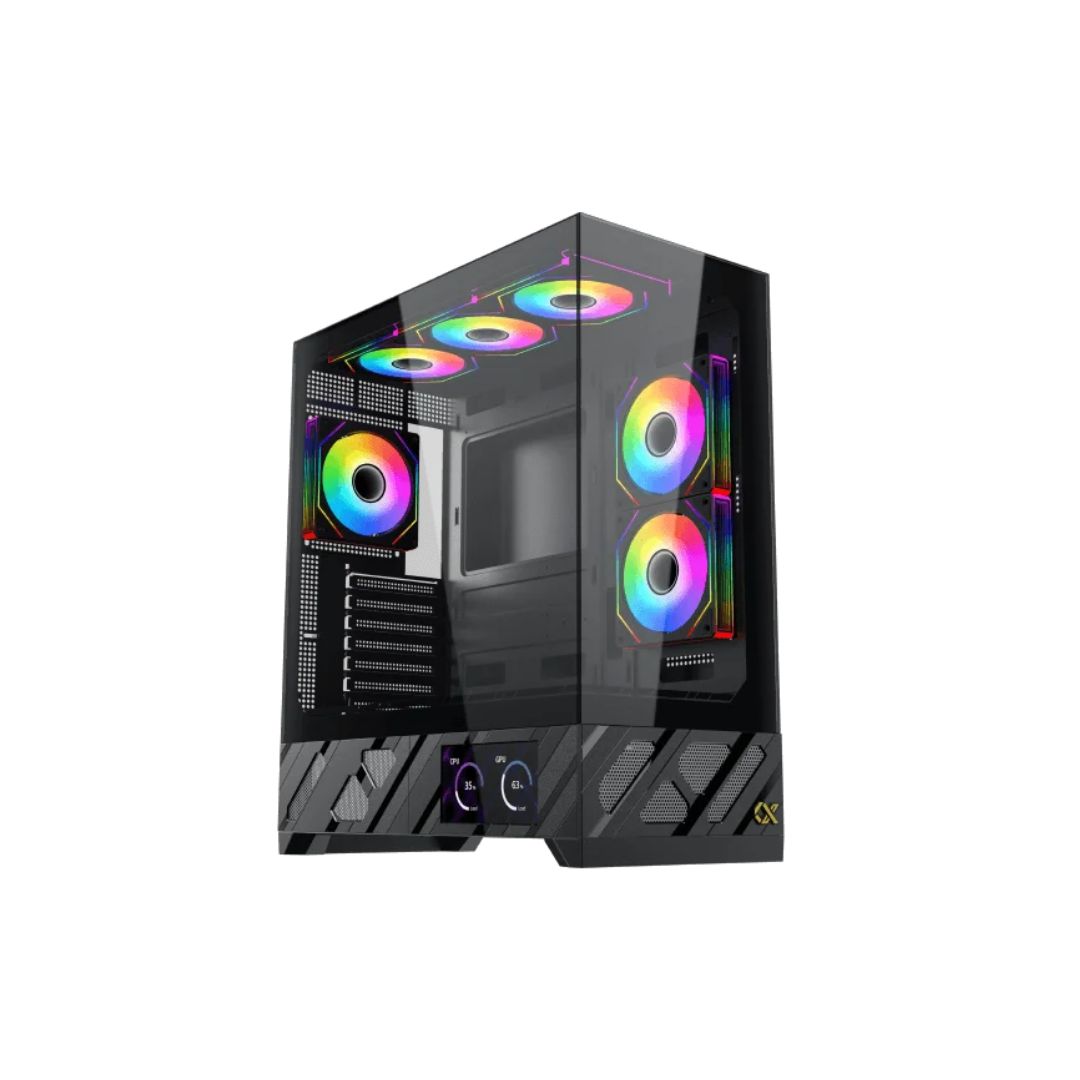 كيس Xigmatek Alphard Pro Mid-Tower ATX أسود - 1