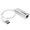 محول Tripp-Lite USB 3.0 إلى Gigabit Ethernet 10/100/1000 فضي - 1