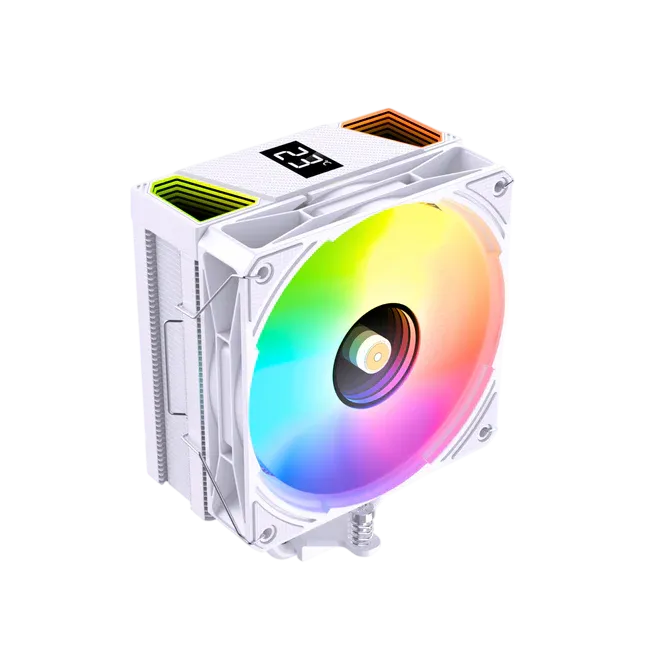 مبرد Zeus ZC-600 Freeze 120mm مبرد هوائي 220W ARGB أبيض - 1