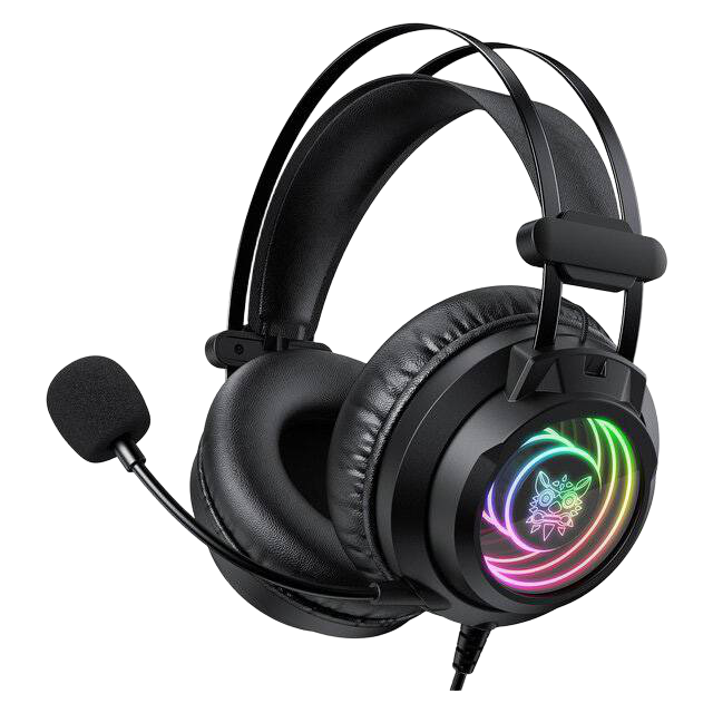 Onikuma X80 Abyss Mirror Wired Gaming Headset 50mm Drivers RGB - 1