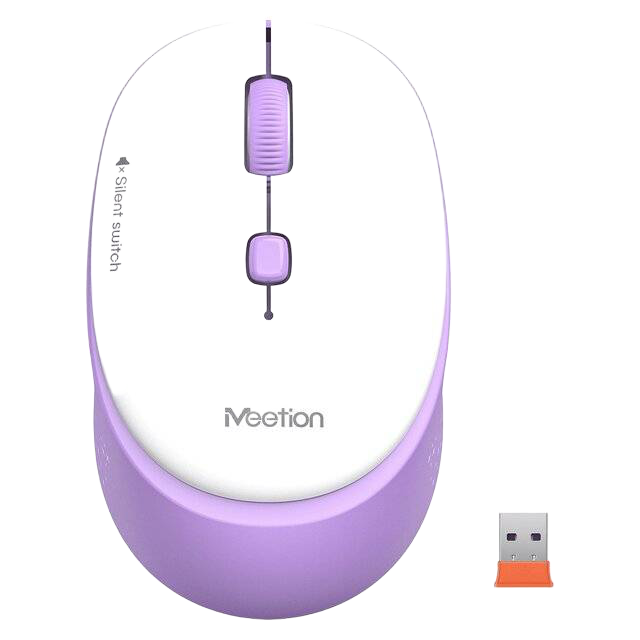 ماوس Meetion R571 لاسلكي 1600 DPI بنفسجي - 1