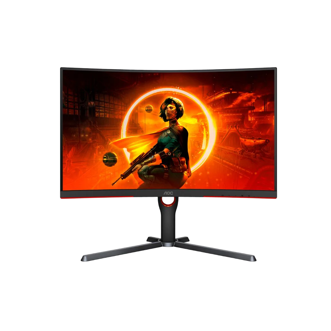 AOC CQ27G3Z 27" QHD 240Hz VA Curved Gaming Monitor - 1