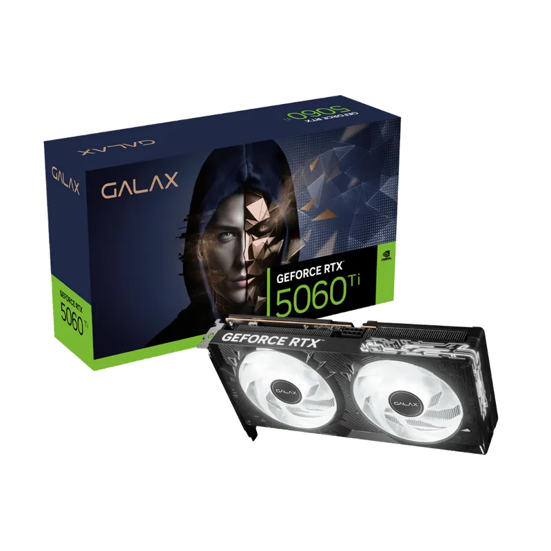 كارت شاشة GALAX GeForce RTX 5060 Ti 16GB GDDR7 OC Edition أسود - 1